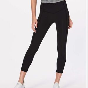 Lululemon all the right places crop ll 23” black